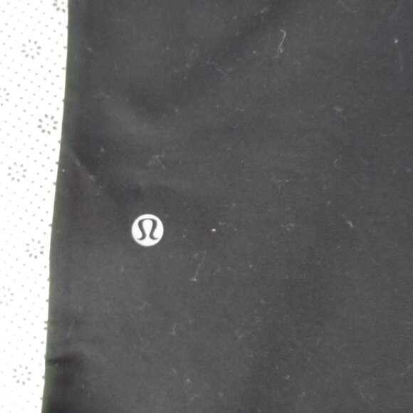 LULULEMON Leggings Black with pink waistband- size 8 - Picture 2 of 5